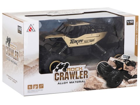 Samochód zdalnie sterowany na pilota RC Rock Crawler 1:12 4WD METAL czarny Kik Sp. z o. o. Sp. k.