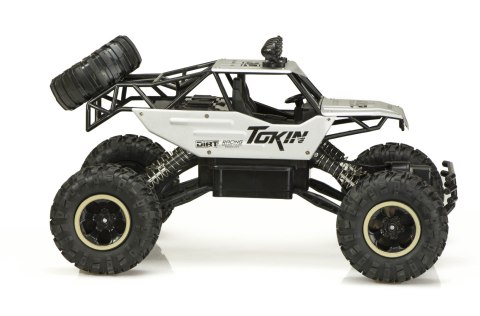 Samochód zdalnie sterowany na pilota RC Rock Crawler 1:12 4WD METAL srebrny Kik Sp. z o. o. Sp. k. Samochód zdalnie sterowany na pilota RC Rock Crawler 1:12 4WD METAL srebrny Kik Sp. z o. o. Sp. k.