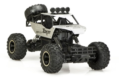 Samochód zdalnie sterowany na pilota RC Rock Crawler 1:12 4WD METAL srebrny Kik Sp. z o. o. Sp. k. Samochód zdalnie sterowany na pilota RC Rock Crawler 1:12 4WD METAL srebrny Kik Sp. z o. o. Sp. k.