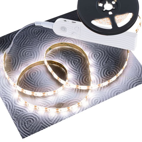 Taśma LED na baterie USB czujnik ruchu 2M ciepły biały Kik Sp. z o. o. Sp. k. Taśma LED na baterie USB czujnik ruchu 2M ciepły biały Kik Sp. z o. o. Sp. k.