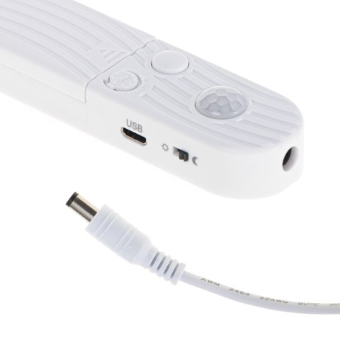 Taśma LED na baterie USB czujnik ruchu 2M zimny biały Kik Sp. z o. o. Sp. k. Taśma LED na baterie USB czujnik ruchu 2M zimny biały Kik Sp. z o. o. Sp. k.