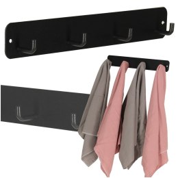 Wieszak ścienny haczyk łazienkowy czarny Kik Sp. z o. o. Sp. k.