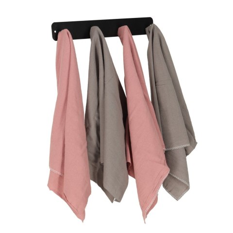 Wieszak ścienny haczyk łazienkowy czarny Kik Sp. z o. o. Sp. k.