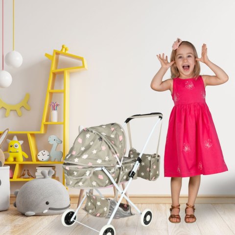 Wózek dla lalek gondola głęboki + torba gwiazdki Kik Sp. z o. o. Sp. k.