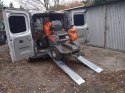 Bituxx Rampy stalowe składane 180 cm 400 kg antypoślizgowe 2 sztuki najazdy Bituxx