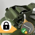 E-hurtownia Kanister na paliwo 5l metalowy bituxx z atestem bezpieczny zamek bagnetowy