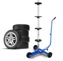 E-hurtownia Mobilny Stojak Na Opony Felgi Koła 4 szt. 100kg 72cm Organizer Warsztatowy