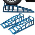 E-hurtownia Rampy samochodowe stalowe 1500 kg antypoślizgowe szerokość 24 cm komplet