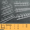 E-hurtownia Stojak na 3 rowery bituxx ocynkowany montaż ścienny podłogowy opony 35-60mm
