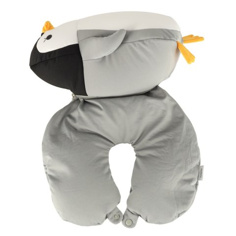Poduszka podróżna 2w1 rogal pod kark do samochodu samolotu maskotka pingwin Kik Sp. z o. o. Sp. k. Poduszka podróżna 2w1 rogal pod kark do samochodu samolotu maskotka pingwin Kik Sp. z o. o. Sp. k.