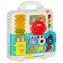 Tablica manipulacyjna sensoryczna montessori walizka pokrętła miś XXL światło dźwięk Kik Sp. z o. o. Sp. k.
