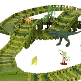 Tor wyścigowy dinozaury samochody 240 elementów Kik Sp. z o. o. Sp. k.