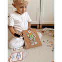 Viga Toys VIGA Drewniana Przybijanka Roboty 45 elementów Montessori