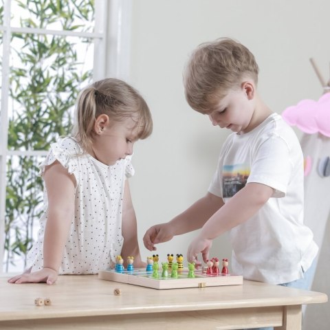 Viga Toys VIGA Drewniana gra Ludo Chińczyk Viga Toys VIGA Drewniana gra Ludo Chińczyk
