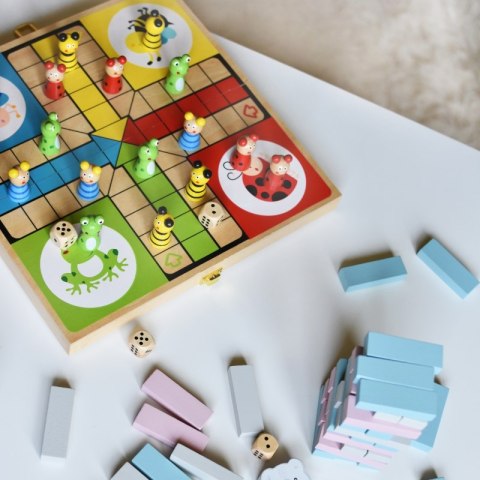 Viga Toys VIGA Drewniana gra Ludo Chińczyk Viga Toys VIGA Drewniana gra Ludo Chińczyk
