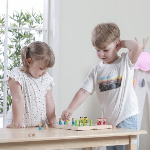 Viga Toys VIGA Drewniana gra Ludo Chińczyk Viga Toys VIGA Drewniana gra Ludo Chińczyk