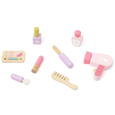 Viga Toys VIGA Duża Toaletka Drewniana Biało-Różowa z Lustrem i Krzesełkiem Viga Toys VIGA Duża Toaletka Drewniana Biało-Różowa z Lustrem i Krzesełkiem