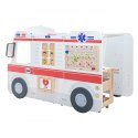 Viga Toys VIGA Duży Drewniany Ambulans Zestaw Karetka Małych Ratowników Akcesoria 25 el.