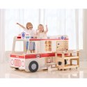 Viga Toys VIGA Duży Drewniany Ambulans Zestaw Karetka Małych Ratowników Akcesoria 25 el.