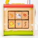 Viga Toys Viga Drewniana Kostka Edukacyjna 5w1