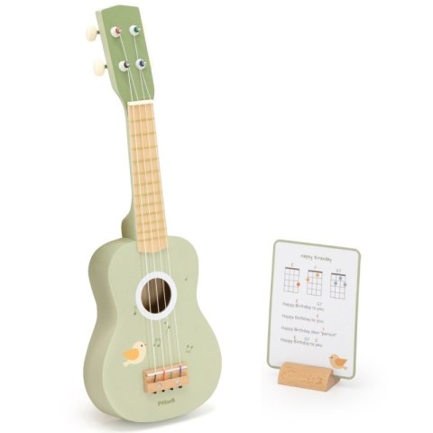 Viga Toys Viga Drewniane Ukulele Gitara Dla Dzieci Zielone Z Nutami Viga Toys Viga Drewniane Ukulele Gitara Dla Dzieci Zielone Z Nutami