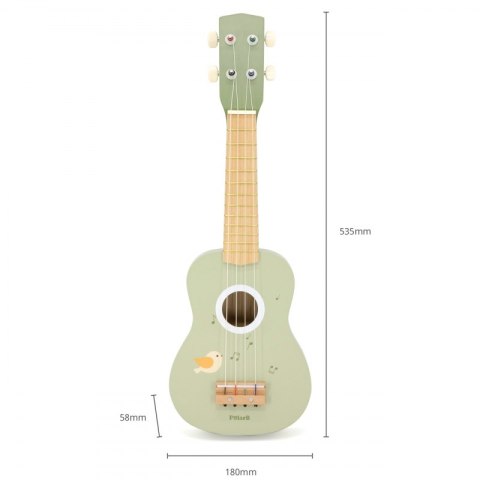 Viga Toys Viga Drewniane Ukulele Gitara Dla Dzieci Zielone Z Nutami Viga Toys Viga Drewniane Ukulele Gitara Dla Dzieci Zielone Z Nutami