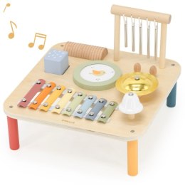 Viga Toys Viga Drewniany Stolik Edukacyjny Muzyczny Sensoryczny 7W1