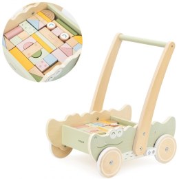 Viga Toys Viga Drewniany Wózek Na Klocki Pchacz