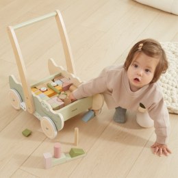 Viga Toys Viga Drewniany Wózek Na Klocki Pchacz