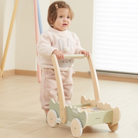 Viga Toys Viga Drewniany Wózek Na Klocki Pchacz Viga Toys Viga Drewniany Wózek Na Klocki Pchacz