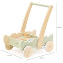 Viga Toys Viga Drewniany Wózek Na Klocki Pchacz