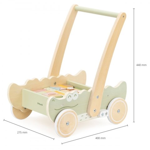 Viga Toys Viga Drewniany Wózek Na Klocki Pchacz Viga Toys Viga Drewniany Wózek Na Klocki Pchacz