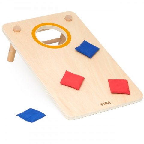 Viga Toys Viga Gra Zręcznościowa 2w1 Kółko i Krzyżyk + Cornhole - Rzut Do celu