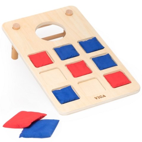 Viga Toys Viga Gra Zręcznościowa 2w1 Kółko i Krzyżyk + Cornhole - Rzut Do celu
