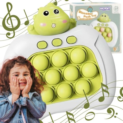 Woopie WOOPIE Gra POP IT Elektryczna Antystresowa Zręcznościowa Dinozaur Zielony Zestaw 24 szt. Woopie WOOPIE Gra POP IT Elektryczna Antystresowa Zręcznościowa Dinozaur Zielony Zestaw 24 szt.