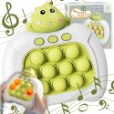 Woopie WOOPIE Gra POP IT Elektryczna Antystresowa Zręcznościowa Dinozaur Zielony Zestaw 9 szt.