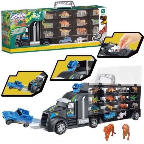 Woopie WOOPIE Samochód Transporter Dinozaury Ciężarówka Woopie WOOPIE Samochód Transporter Dinozaury Ciężarówka
