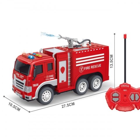 Woopie WOOPIE Zdalnie Sterowane Auto Wóz Strażacki RC Funkcja Pryskania Wodą Woopie WOOPIE Zdalnie Sterowane Auto Wóz Strażacki RC Funkcja Pryskania Wodą