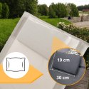 E-hurtownia Leżak OGRODOWY bujany DESIGNERSKI beżowy textilene 150 kg elegancki na lata