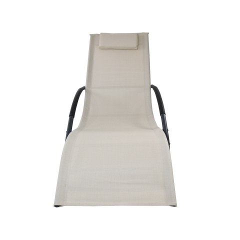 E-hurtownia Leżak OGRODOWY bujany DESIGNERSKI beżowy textilene 150 kg elegancki na lata E-hurtownia Leżak OGRODOWY bujany DESIGNERSKI beżowy textilene 150 kg elegancki na lata