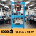 E-hurtownia Prasa hydrauliczna 6t z wymiennymi szczękami do garażu i warsztatu