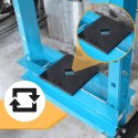 E-hurtownia Prasa hydrauliczna 6t z wymiennymi szczękami do garażu i warsztatu