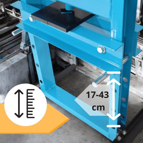 E-hurtownia Prasa hydrauliczna 6t z wymiennymi szczękami do garażu i warsztatu E-hurtownia Prasa hydrauliczna 6t z wymiennymi szczękami do garażu i warsztatu