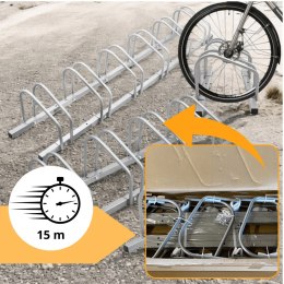 E-hurtownia Stojak rowerowy na 2 rowery uniwersalny opony 35-60mm ścienny podłogowy