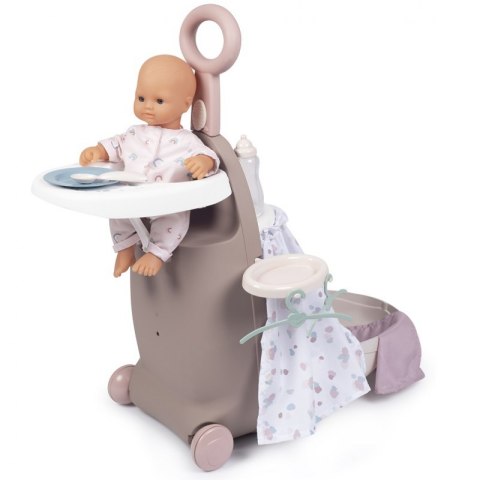 Smoby SMOBY Baby Nurse Wielofunkcyjna Walizka z łóżeczkiem dla lalki Smoby SMOBY Baby Nurse Wielofunkcyjna Walizka z łóżeczkiem dla lalki