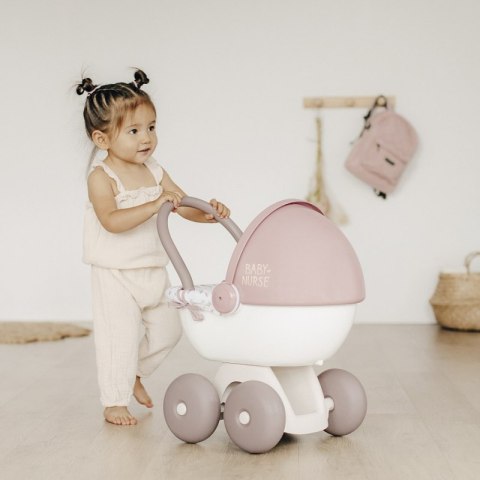 Smoby SMOBY Baby Nurse Wózek Głęboki dla lalki z plastikowym daszkiem Smoby SMOBY Baby Nurse Wózek Głęboki dla lalki z plastikowym daszkiem