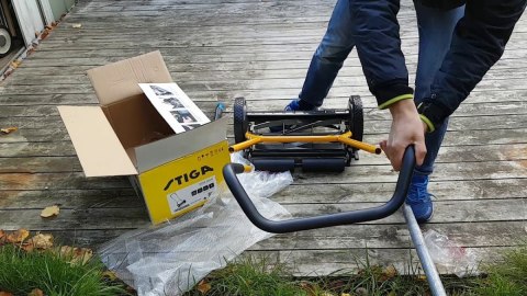 Stiga Kosiarka R臋czna STIGA SCM 240 R - 40 cm Koszenia 5 Ostrzy 3 Poziomy Stiga Kosiarka R臋czna STIGA SCM 240 R - 40 cm Koszenia 5 Ostrzy 3 Poziomy