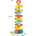 Woopie Baby WOOPIE BABY Kulodrom Tor Kulkowy Zestaw Spirala + 6 Kulek