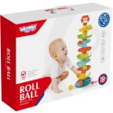 Woopie Baby WOOPIE BABY Kulodrom Tor Kulkowy Zestaw Spirala + 6 Kulek
