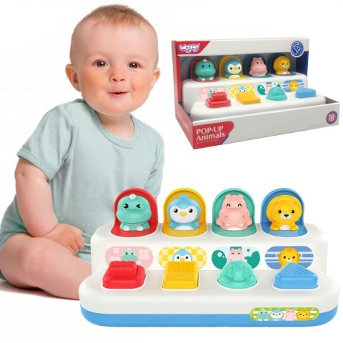 Woopie Baby WOOPIE BABY Zabawka Edukacyjna Wyskakujące Zwierzątka POP-UP Woopie Baby WOOPIE BABY Zabawka Edukacyjna Wyskakujące Zwierzątka POP-UP